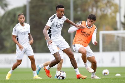 entrenamiento del real madrid