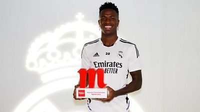 Vini Jr., Jugador Cinco Estrellas Mahou de agosto