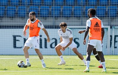 entrenamiento del real madrid