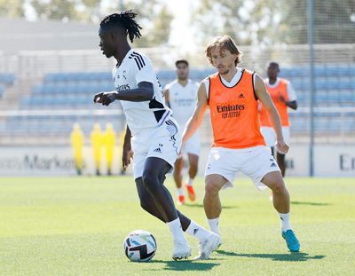 entrenamiento del real madrid