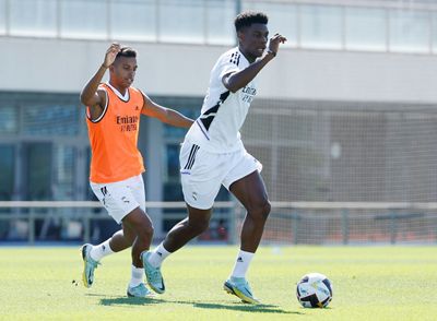 entrenamiento del real madrid