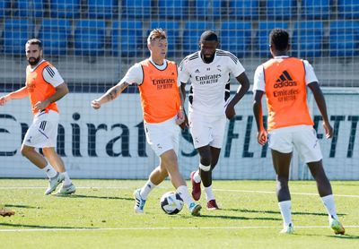 entrenamiento del real madrid