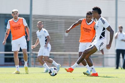 entrenamiento del real madrid