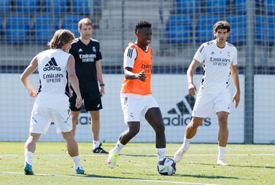entrenamiento del real madrid