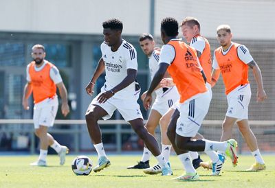 entrenamiento del real madrid