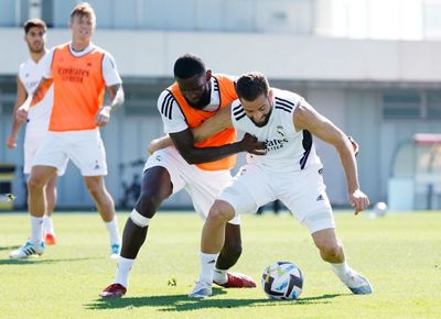 entrenamiento del real madrid