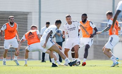 entrenamiento del real madrid