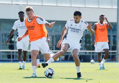 entrenamiento del real madrid