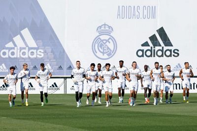 entrenamiento del real madrid