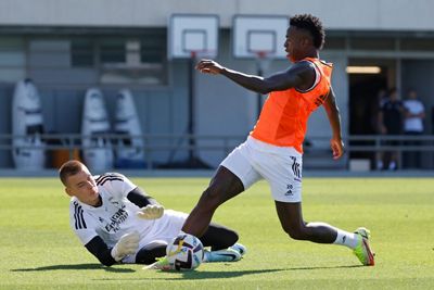 entrenamiento del real madrid