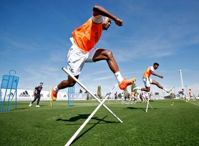 entrenamiento del real madrid