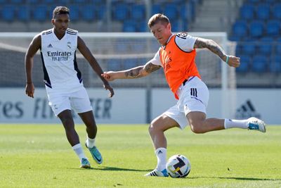 entrenamiento del real madrid