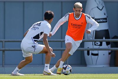 entrenamiento del real madrid