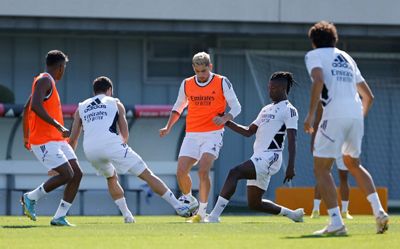entrenamiento del real madrid