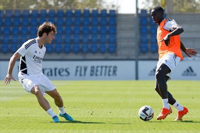 entrenamiento del real madrid