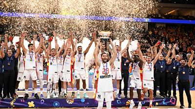Rudy, campeón del Eurobasket con España
