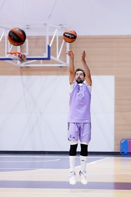 entrenamiento del real madrid de baloncesto