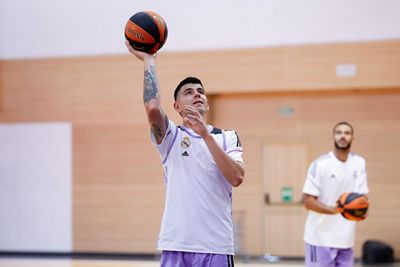entrenamiento del real madrid de baloncesto