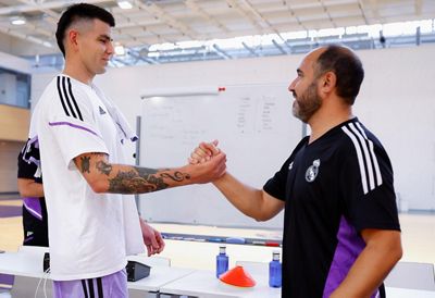 entrenamiento del real madrid de baloncesto