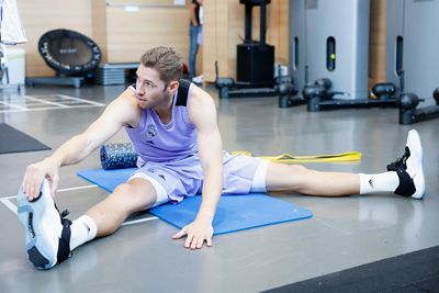 entrenamiento del real madrid de baloncesto