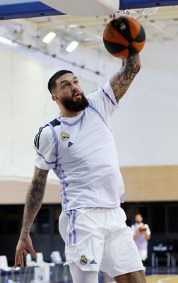 entrenamiento del real madrid de baloncesto