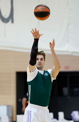 entrenamiento del real madrid de baloncesto
