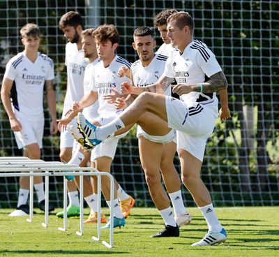 entrenamiento del real madrid