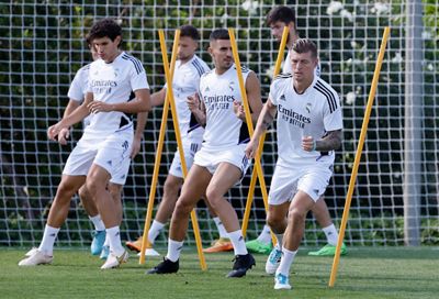 entrenamiento del real madrid