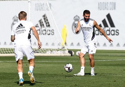 entrenamiento del real madrid