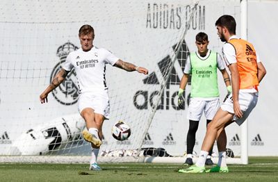 entrenamiento del real madrid