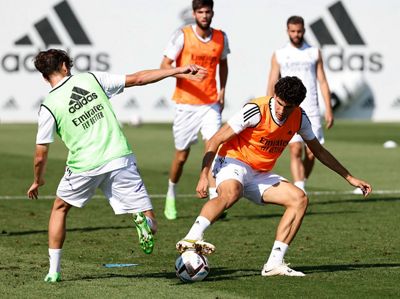 entrenamiento del real madrid