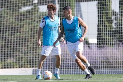 entrenamiento del real madrid