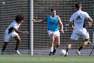 entrenamiento del real madrid
