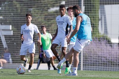 entrenamiento del real madrid