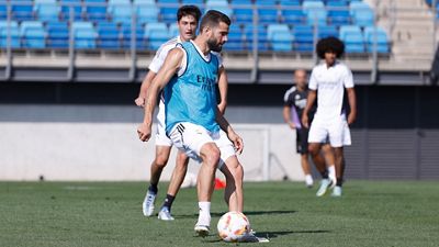 A equipa treinou com o Castilla