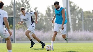 Training at Real Madrid City