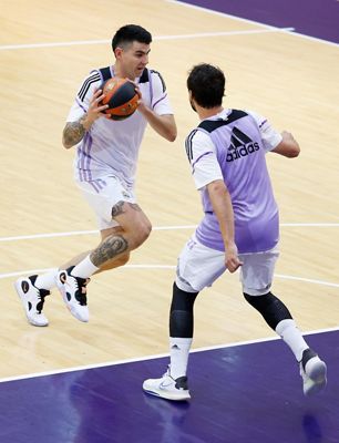 entrenamiento del real madrid de baloncesto