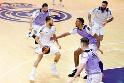 entrenamiento del real madrid de baloncesto