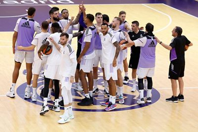 entrenamiento del real madrid de baloncesto