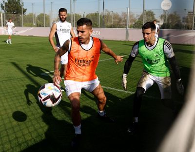entrenamiento del real madrid