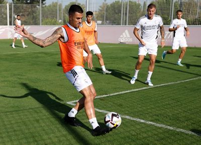 entrenamiento del real madrid
