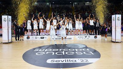 Tercer aniversario de la novena Supercopa de baloncesto