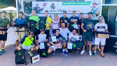 Gran acogida del Torneo de Pádel Fundación Real Madrid by Santander en Murcia