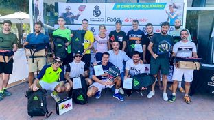 Gran acogida del Torneo de Pádel Fundación Real Madrid by Santander en Murcia