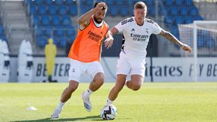 O plantel trabalhou na Cidade Real Madrid