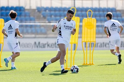 entrenamiento del real madrid