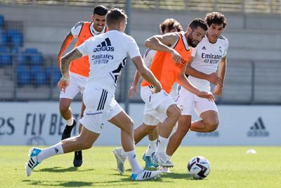entrenamiento del real madrid