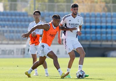 entrenamiento del real madrid
