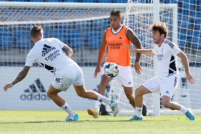 entrenamiento del real madrid