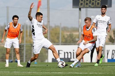 entrenamiento del real madrid